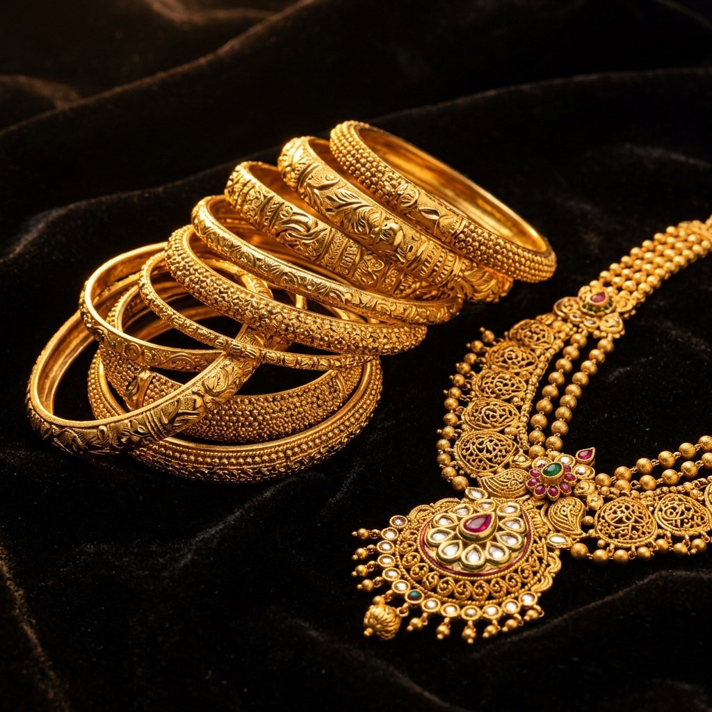 AghniGold Insights Luxury Gold Bangles