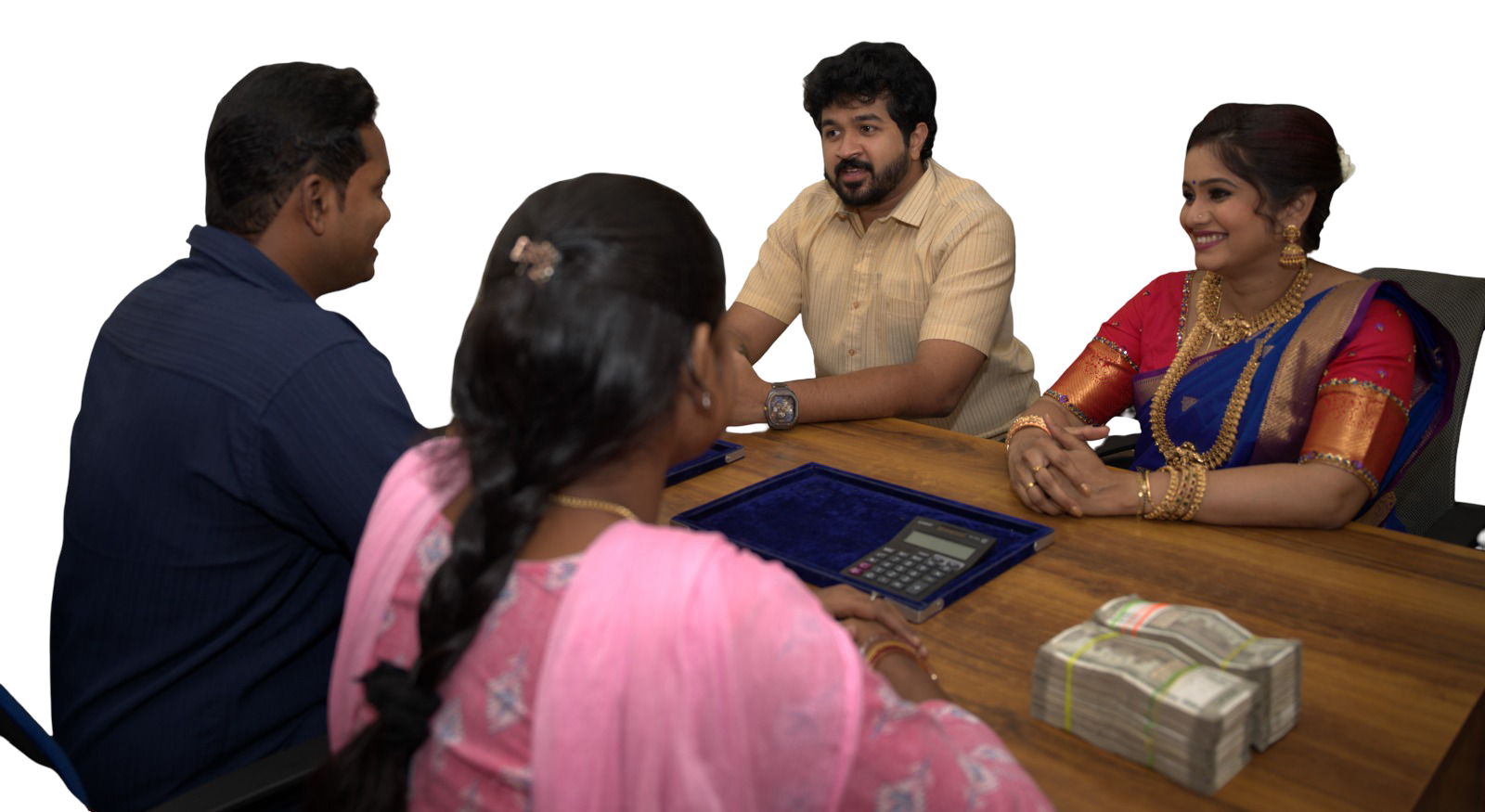 Gold buyer with jewellery