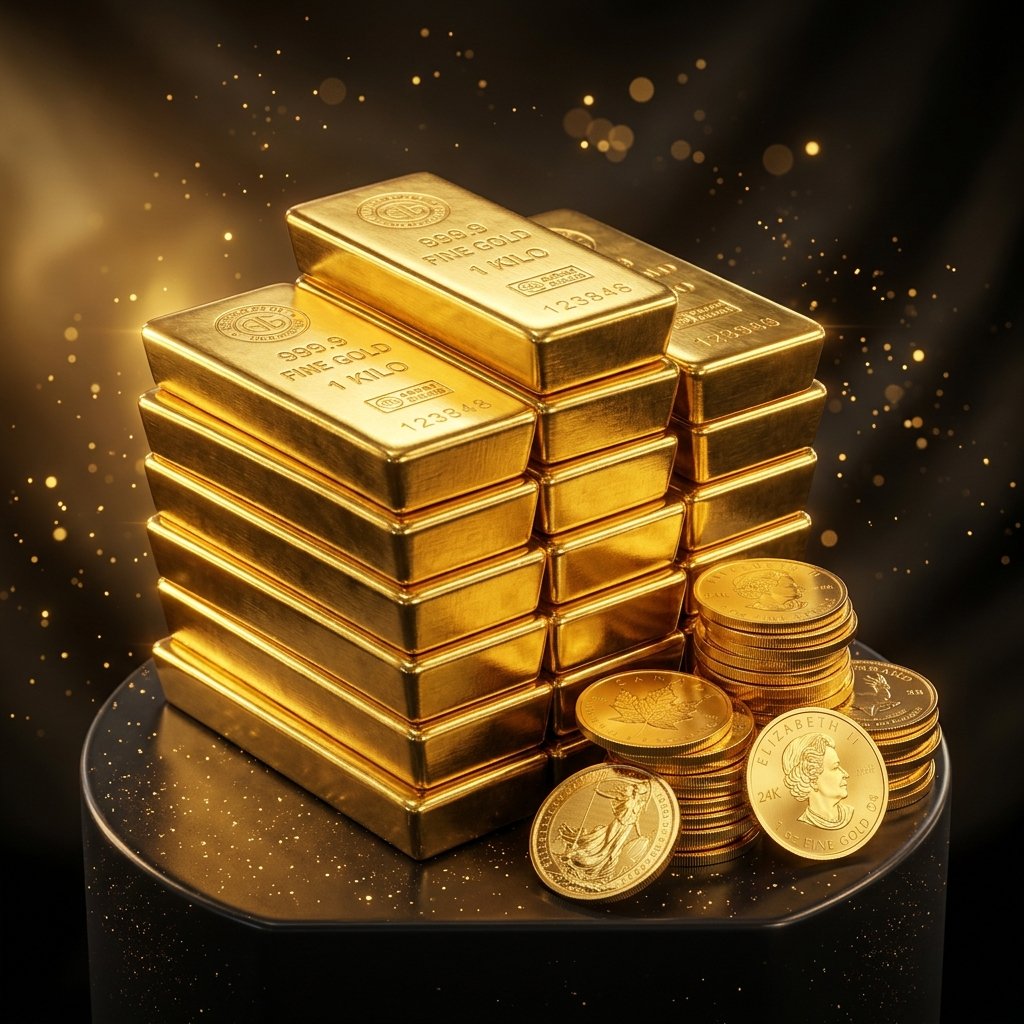Aghni Gold Bars and Coins