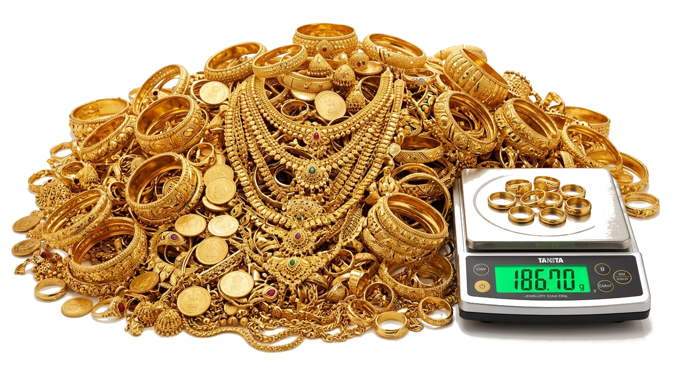 Massive Gold Jewellery Valuation & Digital Scale in Chennai
